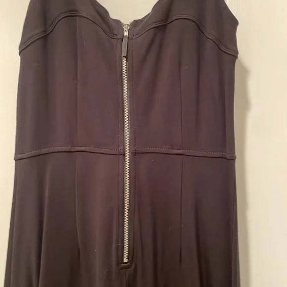 LOFT long-line black dress - Picture 6 of 8